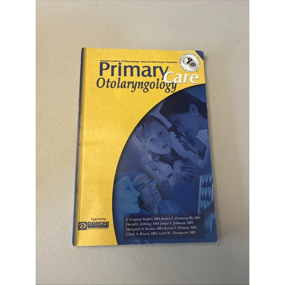 Primary Care Otolaryngology Book Daiichi Pharmaceutical Corporation